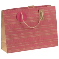Clairefontaine 6x Geschenktasche Kraft, Néon, 37,3x11,8x27,5 cm
