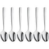 WMF Boston Espressolöffel Set 6-teilig, 10,8 cm Cromargan Edelstahl poliert, glänzend, spülmaschinenfest