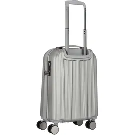 polestream Moonrock 4-Rollen Cabin 55 cm / 34 l silber/gebürstet