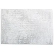MSV Chenille 60 x 90 cm weiß