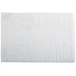 MSV Chenille 60 x 90 cm weiß