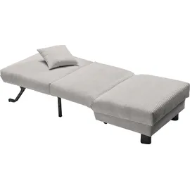 Ell + Ell Sessel ELL + ELL "Enny", grau (hellgrau), B:85cm H:90cm T:100cm, 92% Polyester 8% Nylon, Sessel, Sessel