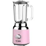 Westinghouse Standmixer Retro Serie 600 Watt, 3 Geschwindigkeiten, 1,5L, pink