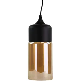 LUXULA 1-flg. Ø 13 cm zylinderförmig schwarz Glas