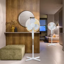 V-Tac 40 cm Standventilator weiß