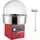 Vevor Elektrische Zuckerwattemaschine, 1000 W Zuckerwattegeräte, Kommerzielle Zuckerwattemaschine mit Abdeckung, Edelstahlschüssel, Zuckerschaufel, Schublade, Perfekt für Familienfeiern, Rot