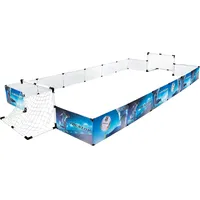 Dunlop Fußball Set - Zaun Fußballkäfig, 2x Fußballtor, Fußball und Pumpe - 426 x 235 x 36 cm