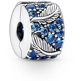 Pandora Geschwungene Feder Blau 792552C01