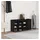 vidaXL Sitzbank mit Stauraum Schwarz Eichen-Optik 102 x 32 x 50 cm