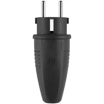 ABL Schutzkontakt-Stecker Orig., schwarz