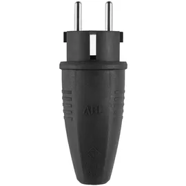 ABL Schutzkontakt-Stecker Orig., schwarz