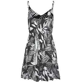 LASCANA Strandkleid Schwarz/Weiß 38