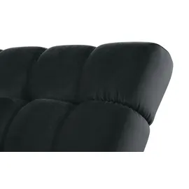 Switch Relaxliege Delphi Velours 120 x 84 x 168 cm Schwarz
