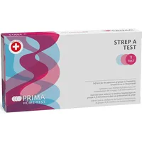 Prima Streptokokken Schnelltest Strep A Test mit Rachenabstrich -