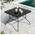 avestar Gartentisch 80 x 80 x 75 cm Schwarz