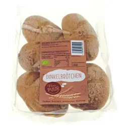NurPuur Dinkel-Brötchen vegan bio (5St)