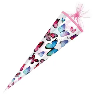 NESTLER Schultüte Schmetterling, 85 cm 6-eckig