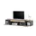 Sconto Light Line 10 TV-Lowboard 223 cm grau Holzwerkstoff