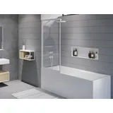 Riho Lucid GD501 Badewannen-Duschabtrennung - schwarz