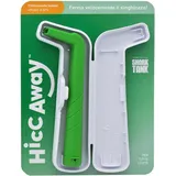 HiccAway Schluckauf-Strohhalm verhindert Schluckauf schnell, klinisch erwiesene Linderung gegen Schluckauf für alle Altersgruppen, Haifischbecken (HiccAway + Etui, Grün)