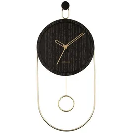 Karlsson Wanduhr schwarz | Gr.: onesize