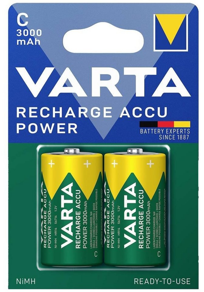 VARTA RECHARGE ACCU Power C 3000mAh Blister 2 Akku
