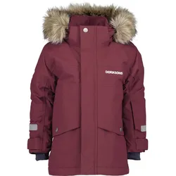 Didriksons Bjärven Kids Parka 3 rusty wine (I13) 90