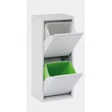 Wäschekorb/Kommode PAT 39x30x98 cm Weiß