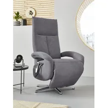 sit&more TV-Sessel SIT & MORE "Tycoon mit Kopfteilverstellung und 360 Drehfunktion", grau, B:74cm H:112cm T:82cm, 90%Polyester, 10%Polyamid, Sessel, wahlweise manuell oder elektrischer Funktion, auch mit Akku (kabellos)