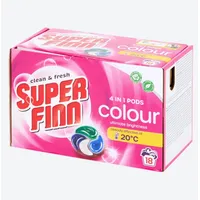 Spectrum Superfinn Waschmittelpods 18 Stück Color Colorwaschmittel