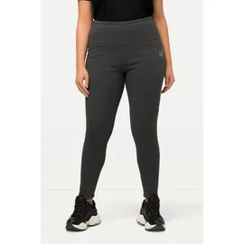 Ulla Popken Leggings Übergrößen High Waist Grau 50/52