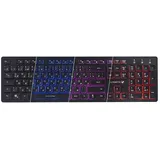 Lacerto® | Russisch-Deutsche beleuchtete Tastatur Lacerto, USB | SPECTRUM-DR500