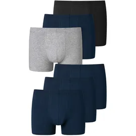SCHIESSER Retro Boxer unifarben S 6er Pack
