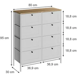 Vicco Belaro 80 x 95 cm Weiß