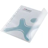 Rexel Dokumentenhülle 22378490 DIN A4 Transparent 130 Mikron PP (Polypropylen) Öffnung rechts 11 Löcher 10