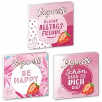 (21,00€/1kg) Ferrero Yogurette Erdbeere 4er, Riegel, Schokolade, 50g Tafel