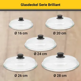 Krüger GL24M Glasdeckel 24cm