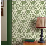 Joules Vliestapete Juliette Floral, glatt, (1 St), Design Tapeten grün