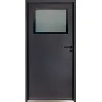 Pordo Stahl-Nebeneingangstür G2 Anthrazit 98 cm x 198 cm Anschlag Rechts
