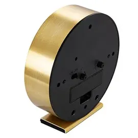 Hama Wecker Skye weiß gold Kunststoff 12,0 cm, Ø 11,2 cm