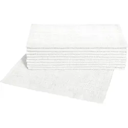 Waschlappen DYCKHOFF "Kristall", weiß, B:30cm L:30cm, Frottier, Waschlappen, mit Bordüren