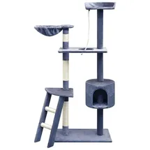 vidaXL Katzen-Kratzbaum Sisal 150 cm dunkelblau