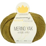 Schachenmayr Regia Schachenmayr Premium Merino Yak, 100G Gras Green Handstrickgarne