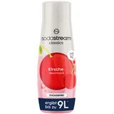 Sodastream Sirup Kirsche ohne Zucker, 1x Flasche ergibt 9 Liter Fertiggetränk, Sekundenschnell zubereitet und immer frisch, 440 ml