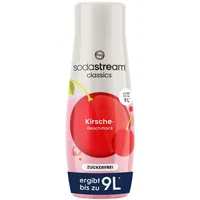Sodastream Sirup Kirsche ohne Zucker, 1x Flasche ergibt 9 Liter Fertiggetränk, Sekundenschnell zubereitet und immer frisch, 440 ml