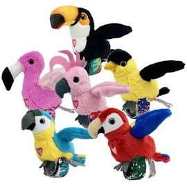 FAMOSA Happy Yappers Kleiner Vogel 18 cm Multicolor