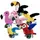 FAMOSA Happy Yappers Kleiner Vogel 18 cm Multicolor