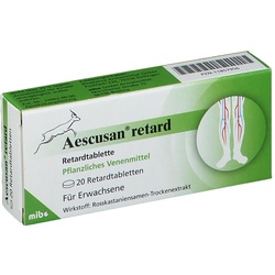 Aescusan retard Retardtabletten 20 St Retard-Tabletten