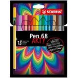 Stabilo Pen 68 ARTY 18er Pack mit 18 Farben