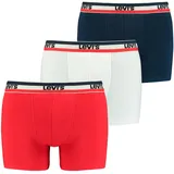Levi's Herren Boxer-Shorts Sportswear Logo Boxer Brief, 3Pack